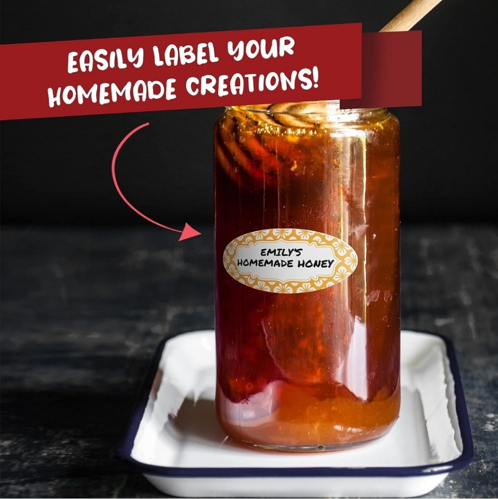MESS Dissolvable Canning Labels for Jars - - 1x2.25 in. 150 Labels 🏷 - Picture 6 of 12